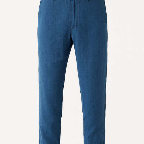 Azure Linen Chinos - Kievylan Pants