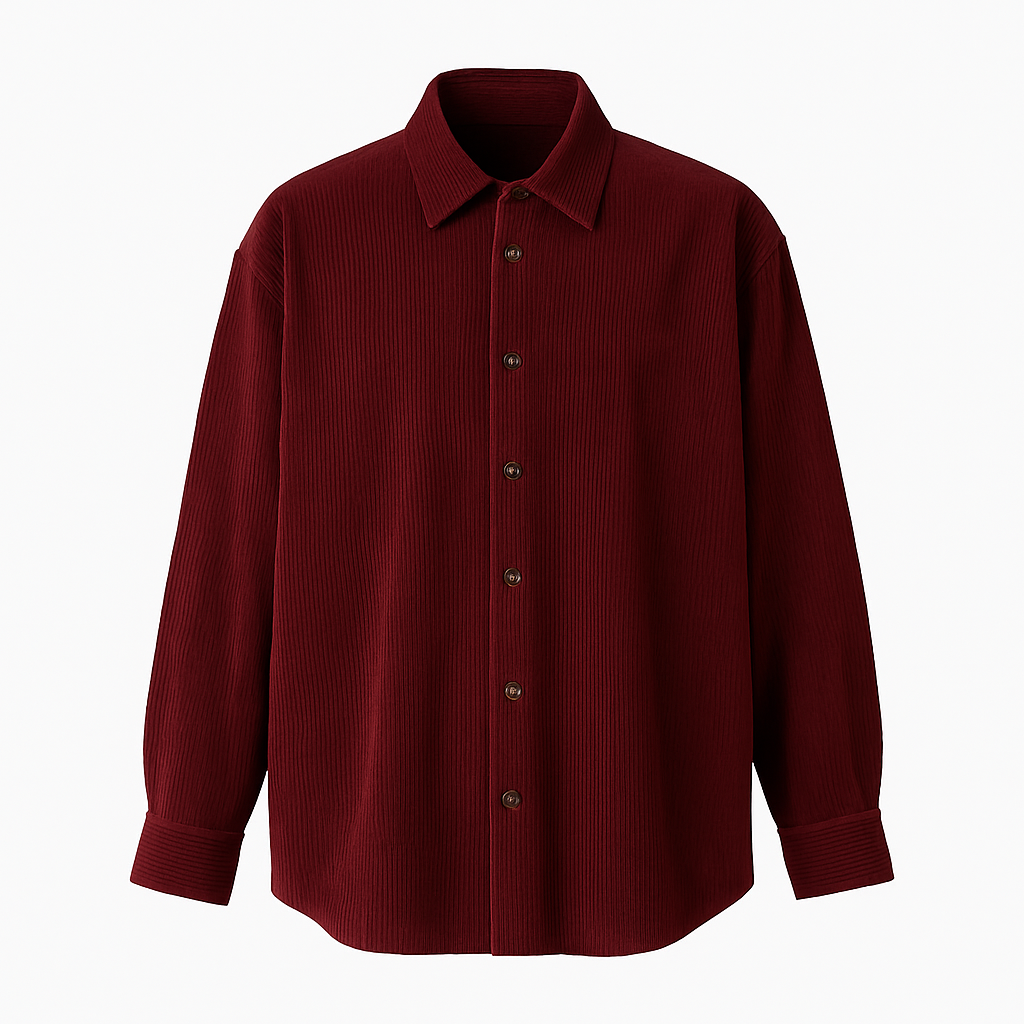 Burgundy Corduroy Shirt - Kievylan Shirts