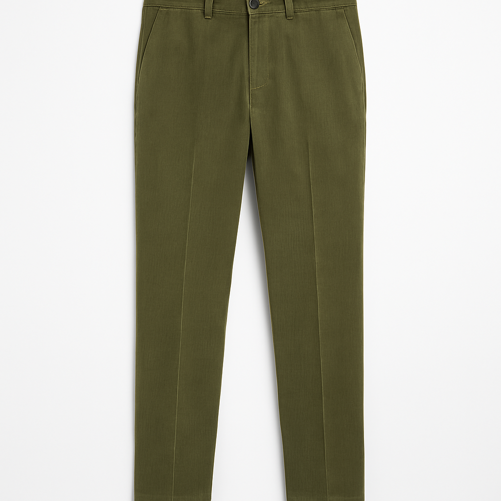 Olive Corduroy Trousers - Kievylan Pants